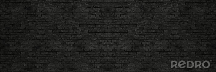 Fototapete Schwarze Panoramische Wand