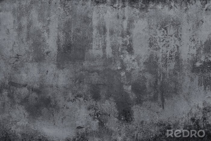Fototapete Schwarze und graue Betonwand
