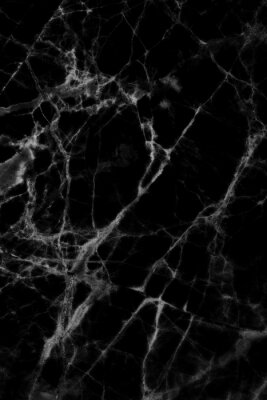 Sticker Schwarzes Marmor-Muster