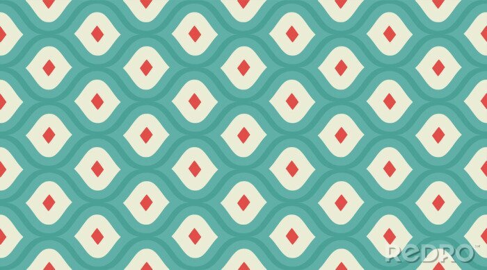 Fototapete Seamless pattern geometric. Delicate beautiful ornament. Geometric fashion fabric print. 
Seamless vector pattern.