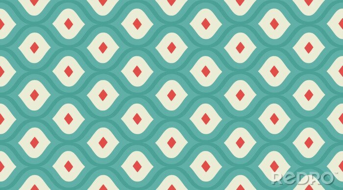 Fototapete Seamless pattern geometric. Delicate beautiful ornament. Geometric fashion fabric print. 
Seamless vector pattern.