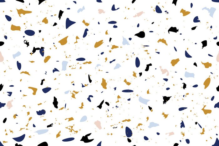 Fototapete Seamless Terrazzo Pattern