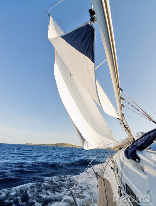 Fototapete Segel im Wind