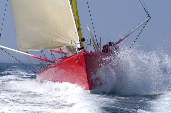 Fototapete Segelboot auf See
