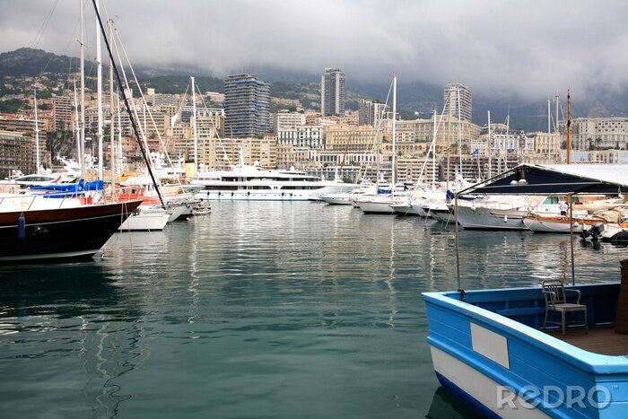 Fototapete Segelboote in Monte Carlo
