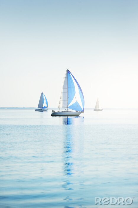 Fototapete Segelboote und Regatta
