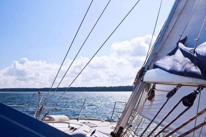 Fototapete Segeln am Sommertag