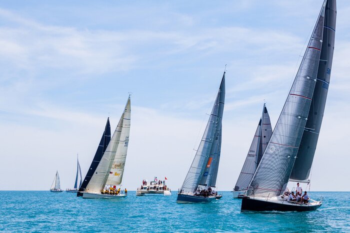 Fototapete Segelregatta in Thailand