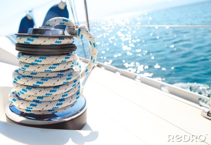 Fototapete Seile für Segelboote