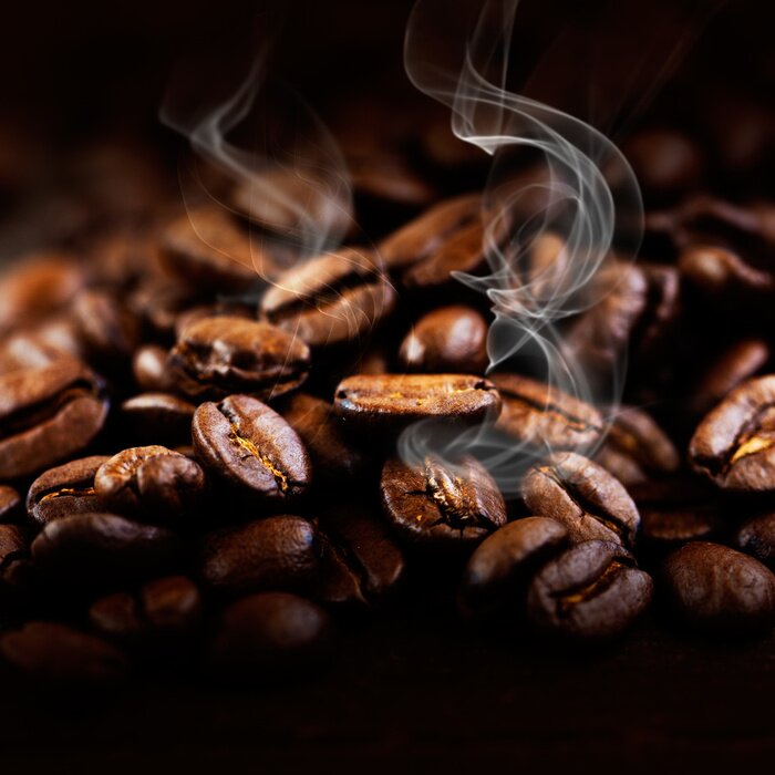 Fototapete Sich verbreitendes Kaffeearoma