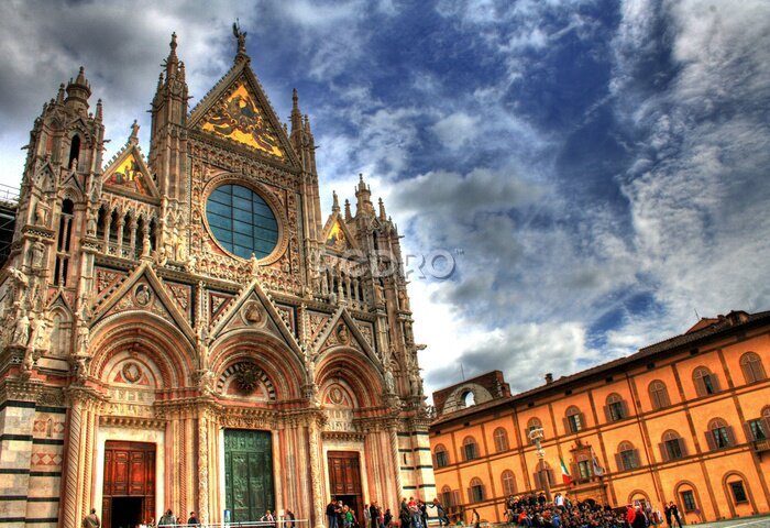 Fototapete Siena (Toskana, Italien) - Duomo