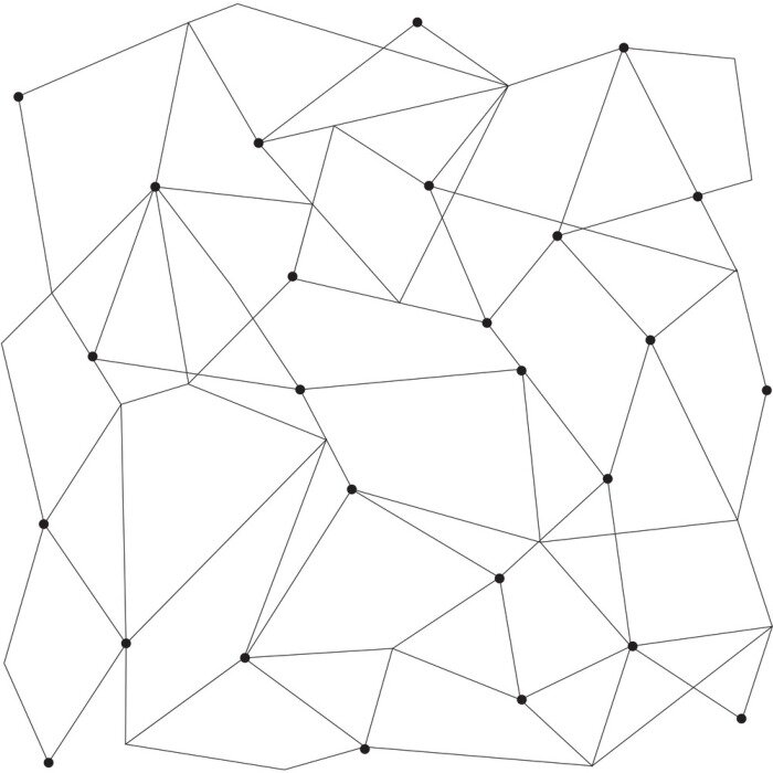 Fototapete Skandinavisches geometrisches modernes Muster