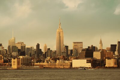 Fototapete Skyline der Wolkenkratzer in New York City