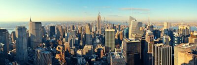 Fototapete Skyline mit Wolkenkratzern von Manhattan