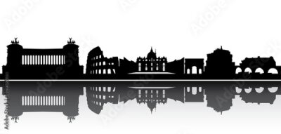 Fototapete Skyline von Rom