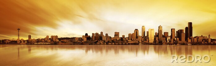 Fototapete Skyline von Seattle