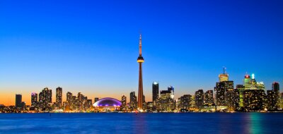 Fototapete Skyline von Toronto mit Turm