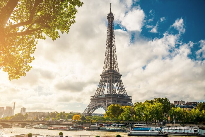 Fototapete Sonne in Paris