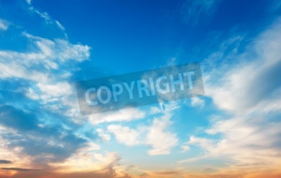 Fototapete Sonnenaufgang am Himmel