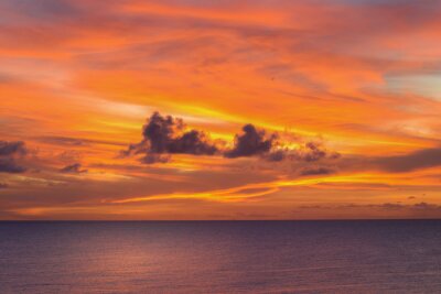 Fototapete Sonnenaufgang am ruhigen Meer