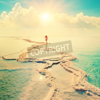 Fototapete Sonnenaufgang am Toten Meer