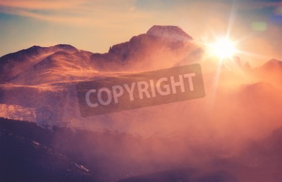 Fototapete Sonnenaufgang in Colorado