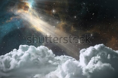 Fototapete Sonnenschein im Weltraum