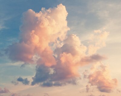 Fototapete Sonnenschein-Wolken