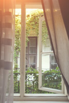 Fototapete Sonnenstrahlen durch das fenster