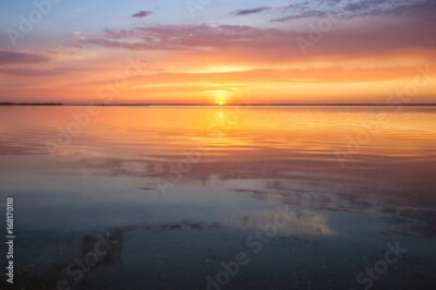 Fototapete Sonnenuntergang über Ozean