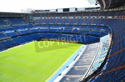 Fototapete Sonniges Stadion von Real Madrid