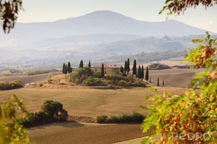 Fototapete Spätherbst in der Toskana