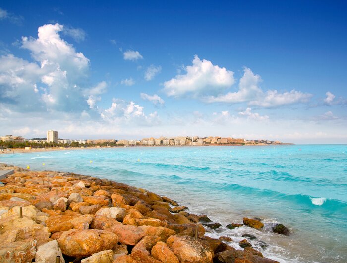 Fototapete Spanische Küste am Meer