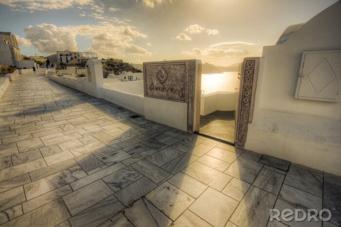 Fototapete Spaziergang durch griechische Gassen