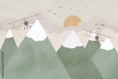 Fototapete Special design wallpaper for children's room