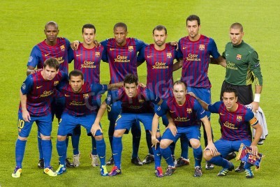 Fototapete Spieler von FC Barcelona