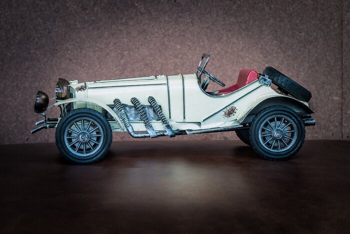 Fototapete Spielzeugauto