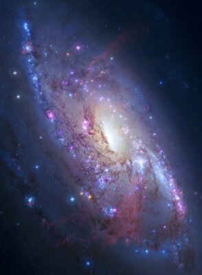 Fototapete Spiralgalaxie am Himmel