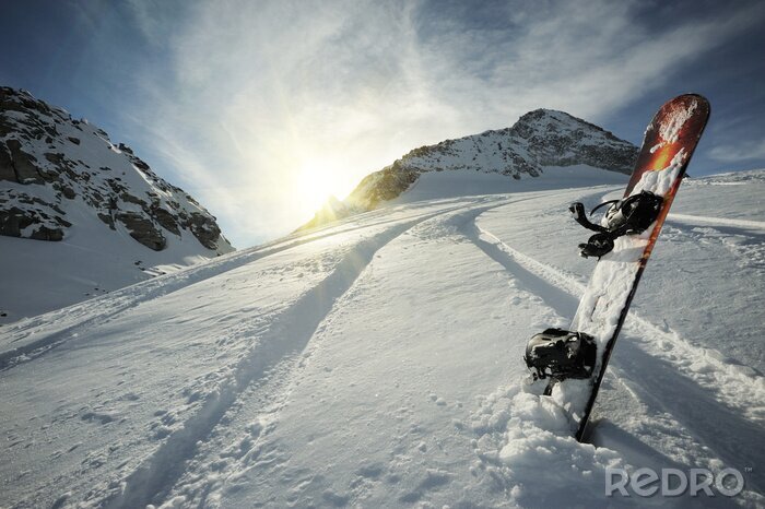 Fototapete Sport am Berghang