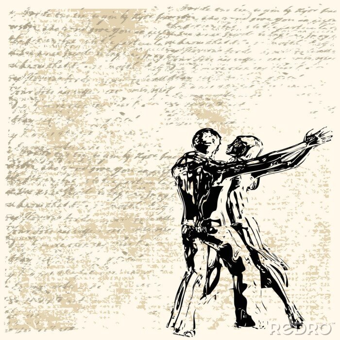 Fototapete Sport-Tanzvariation