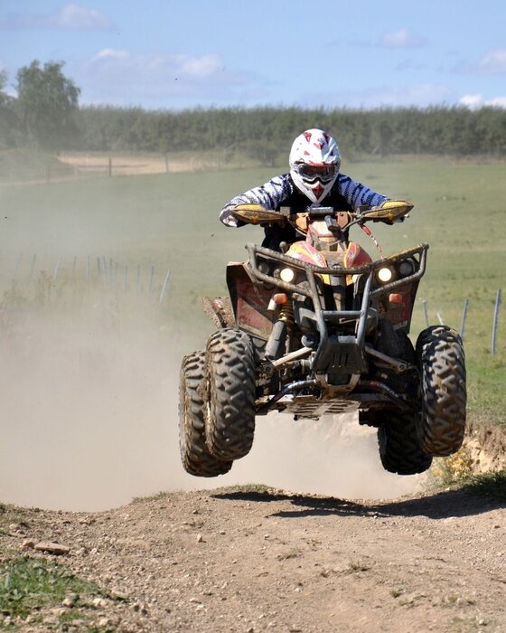 Fototapete Sportliche Quad-Fahrt