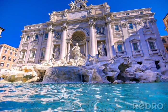 Fototapete Springbrunnen in Rom