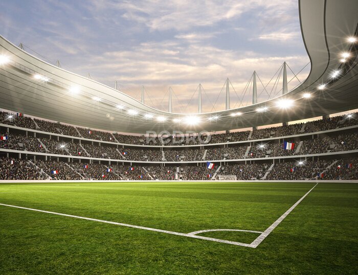 Fototapete Stadion vor dem Spiel