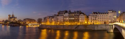 Fototapete Stadt Paris in der Nacht
