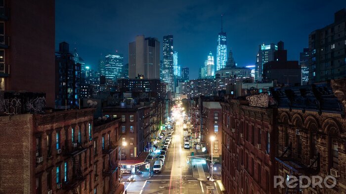 Fototapete Stadt und Straßen von New York City