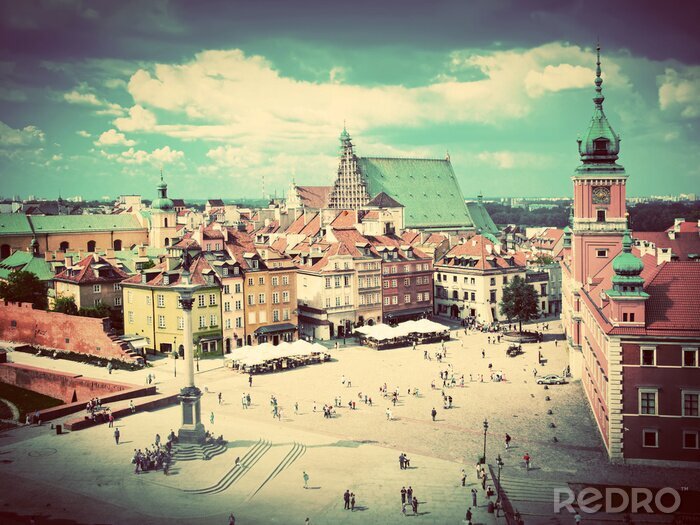 Fototapete Stadt Warschau in Polen