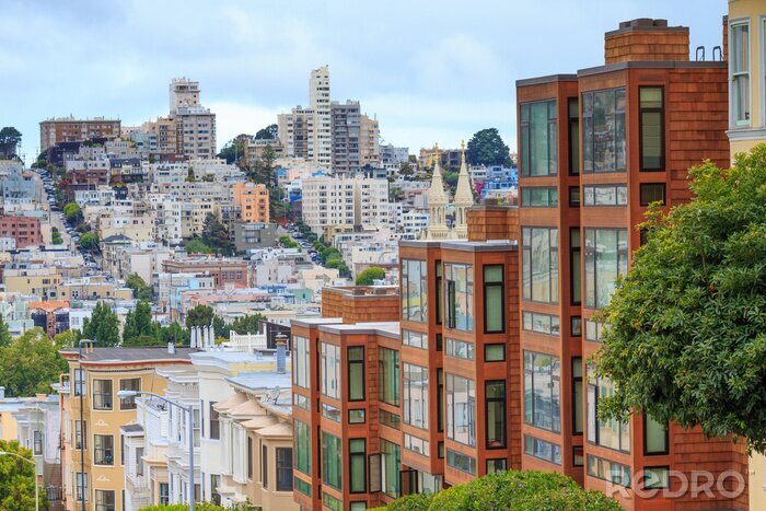 Fototapete Stadtteil in San Francisco