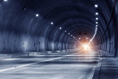 Fototapete Stadttunnel mit Licht