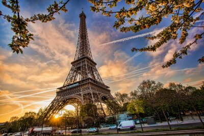 Städte in Europa Eiffelturm, Symbol von Paris