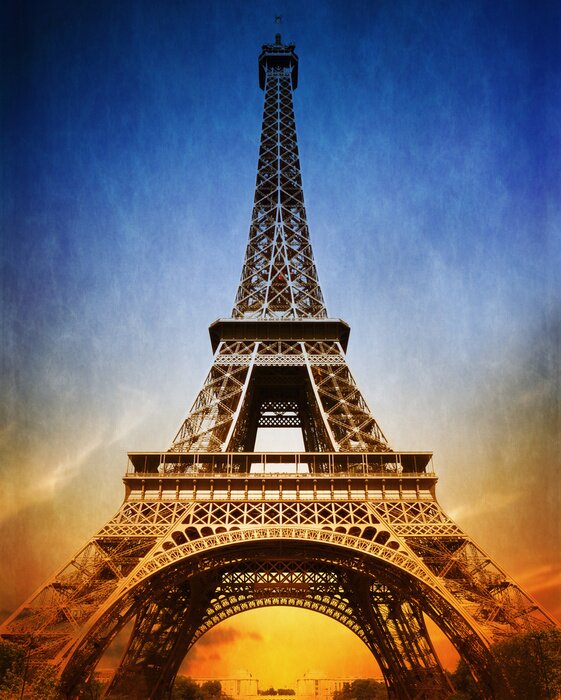 Fototapete Stahlarchitektur in Paris